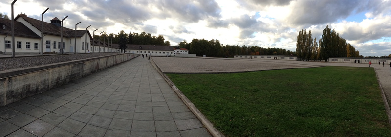 direction, built structure, sky, nature, the past, grass, dachau concentration camp, 5K, history, day, footpath, architecture, plant, tree, city, no people