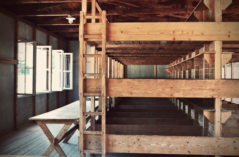 death, bunkhouse, architectural column, 2K, empty, konzentrationslager, pattern, absence, wood, built structure, past, terrible, bedded baracke, mass murders