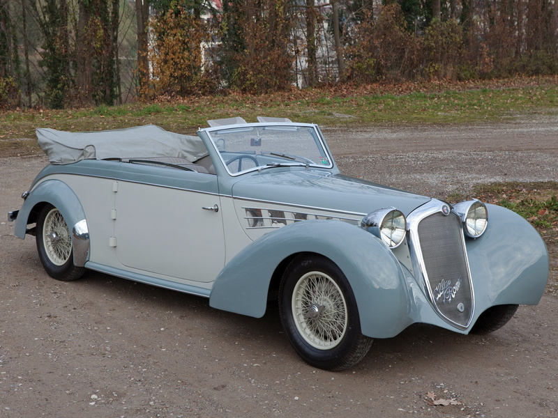 gebruder, retro, 1080P, 1939, tuscher, 6 c, alfa, romeo, cabriolet, 913014, 2500