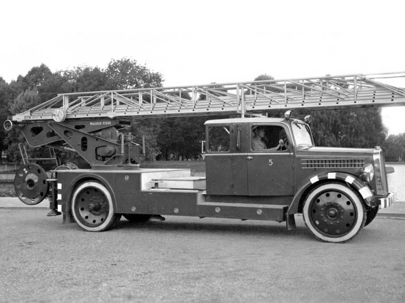 firetruck, scania vabis, retro, 720P, 1939