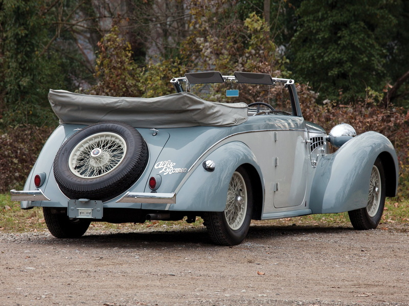 romeo, retro, cabriolet, 913014, alfa, 2500, gebruder, tuscher, 1080P, 6 c, 1939