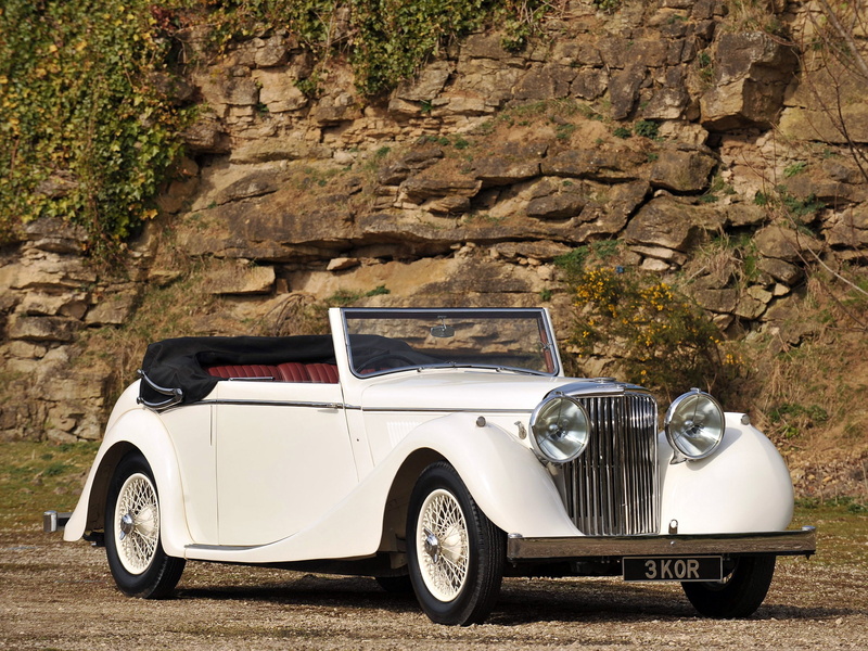 jaguar, luxury, mark, drophead, retro, coupe, 1945, 1080P
