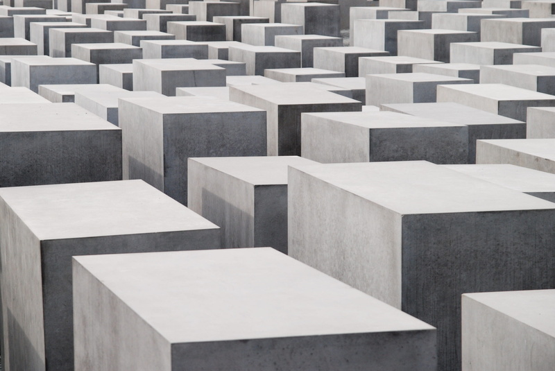 the past, religion, block, architecture, in a row, day, block shape, the holocaust, cement, concrete, city, large group of objects, history, backgrounds