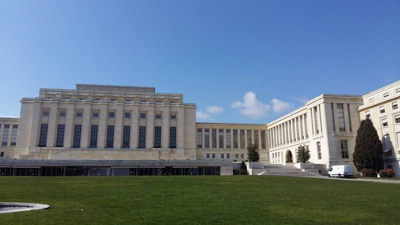 education, lawn, 4K, built structure, geneva, no people, university, plant, architecture, grass, day, campus, united nations, school, sunlight, un, nature