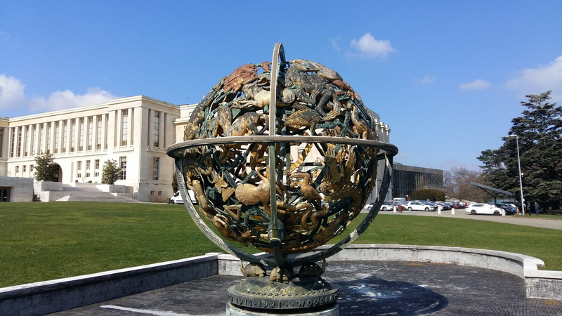 day, architecture, united nations, building exterior, human representation, art and craft, nature, 4K, creativity, history, outdoors, the league of nations palace