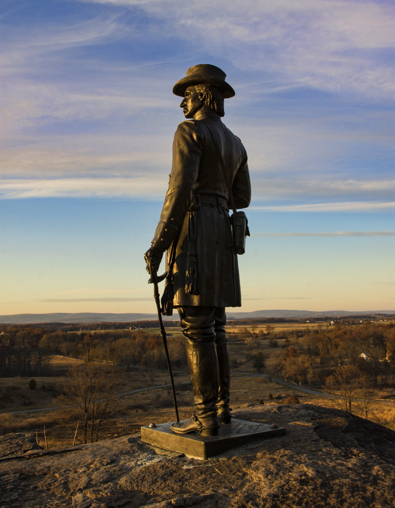 5K, one person, civil, non-urban scene, real people, uniform, leisure activity, pennsylvania, hat, cloud - sky, gettysburg, war, standing, clothing, sky