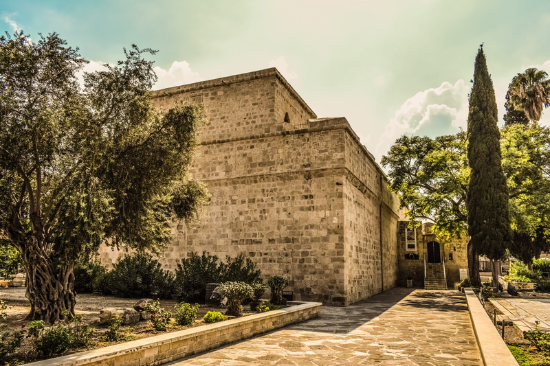 outdoors, history, limassol, building, building exterior, landmark, spirituality, the way forward, nature, 5K, the past, castle, architecture, plant, cloud - sky