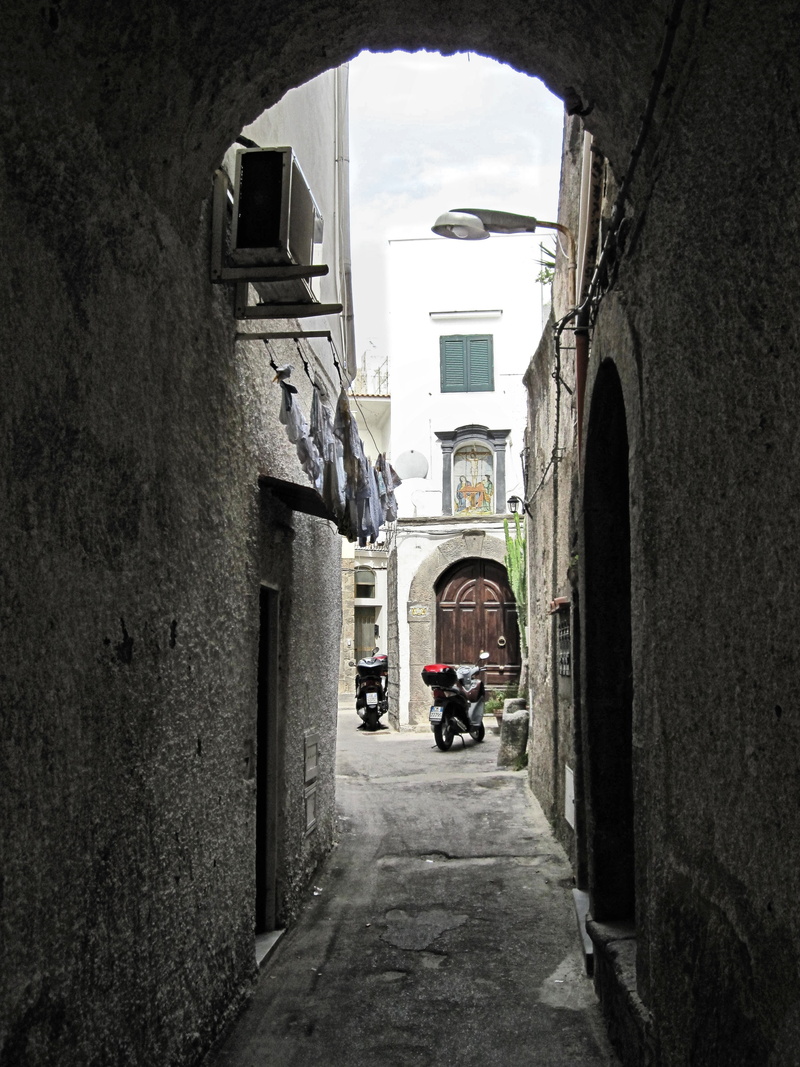 old town, built structure, ischia, narrow, street, the way forward, mode of transportation, 4K, city, motor vehicle, building, incidental people, long