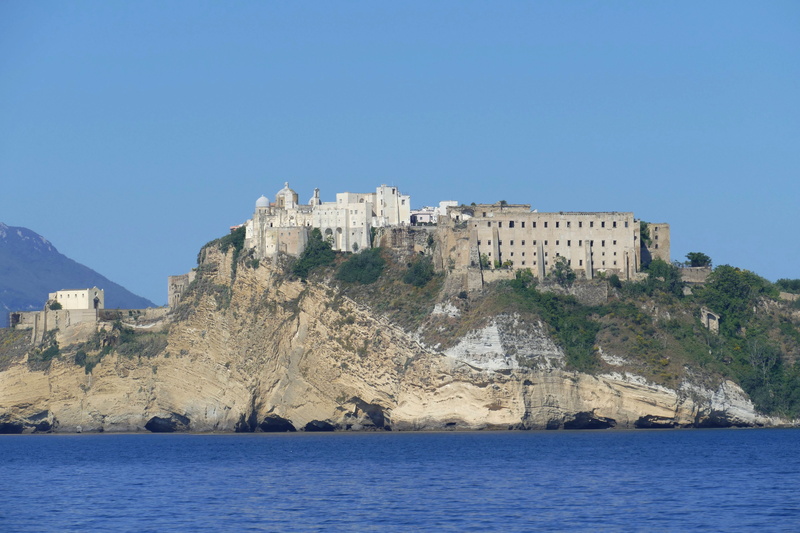 built structure, mediterranean, day, castle, idyllic, ischia, nature, history, procida, the past, travel, travel destinations, no people, building exterior