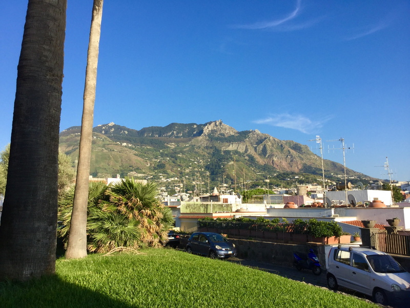 Mountain View Italy Ischia, Ischia, transportation, blue, grass, day, 2K, nature, built structure, building, Summer, no people, mountain range, sunlight