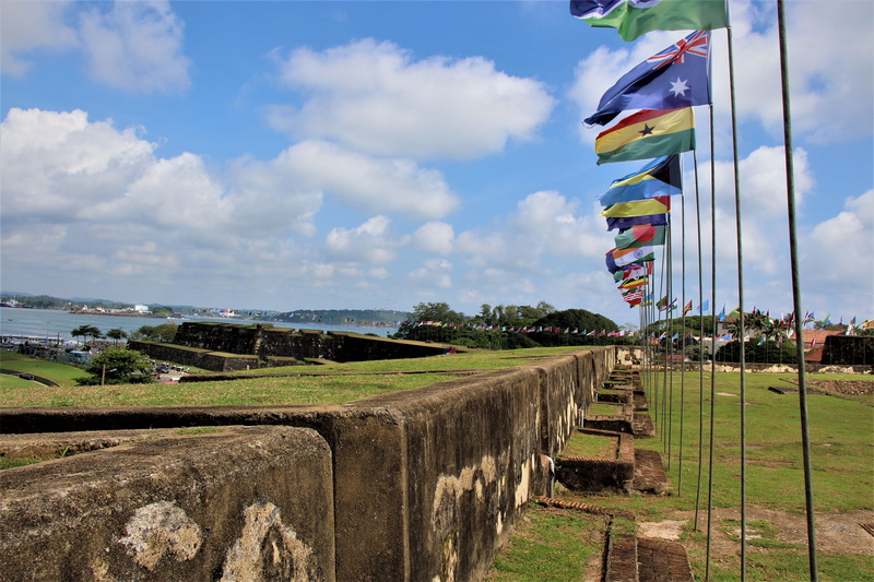 ramparts, historic portuguese fort, fort, building exterior, galle fort, plant, fence, day, environment, nature, boundary, landscape, 5K, architecture