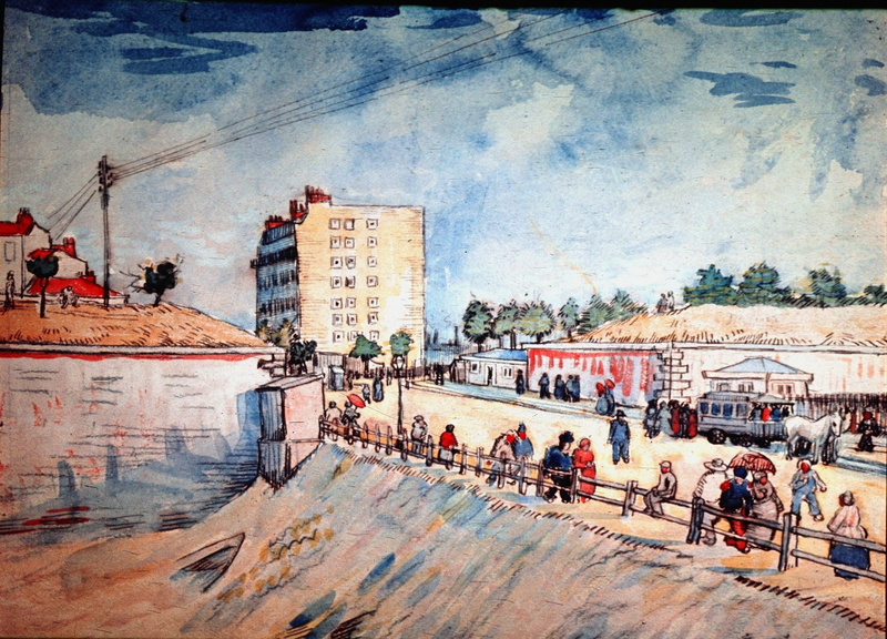 1080P, Vincent van Gogh, Gate in the, Paris Ramparts
