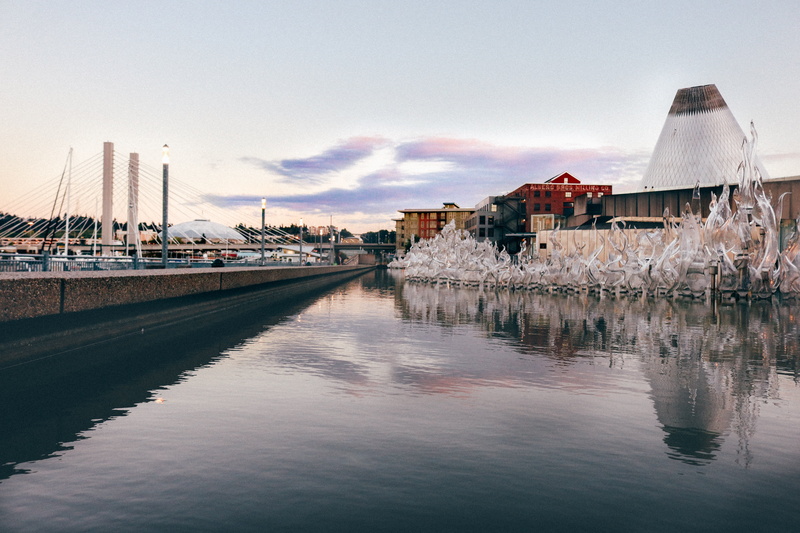 tower, cloud - sky, waterfront, sky, nature, icon, river, house, symbol, gallery, day, landmark, water, tacoma, travel, washington, world, tourist, design