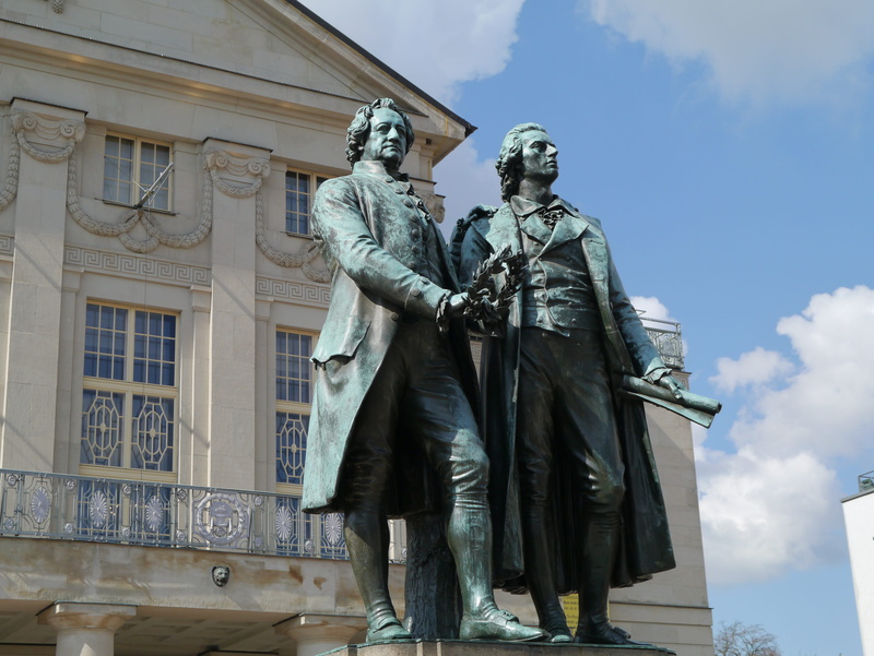 day, writer, places of interest, representation, male likeness, 4K, goethe, memorial, history, nature, outdoors, the past, art and craft, no people, famous