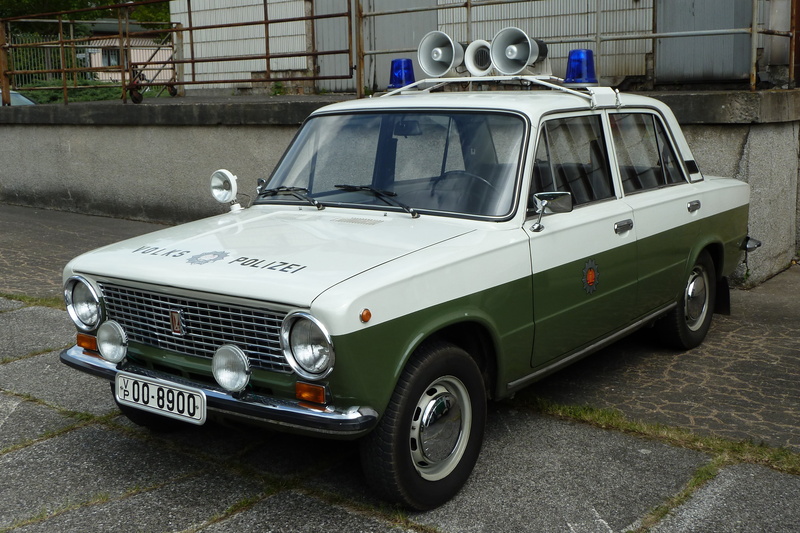 The peoples police, Lada 1200S, Police, VAZ, 4K, GDR