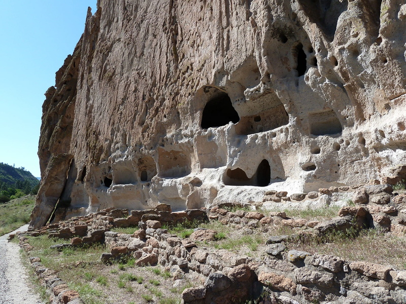 scenery, pueblo indian, sky, tourist attraction, native, no people, history, usa, rock, travel, rock formation, sunlight, damaged, day, low angle view