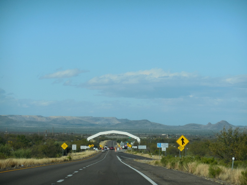 authority, the way forward, diminishing perspective, direction, transportation, land vehicle, highway, arizona, interstate 19, state, surveillance, police