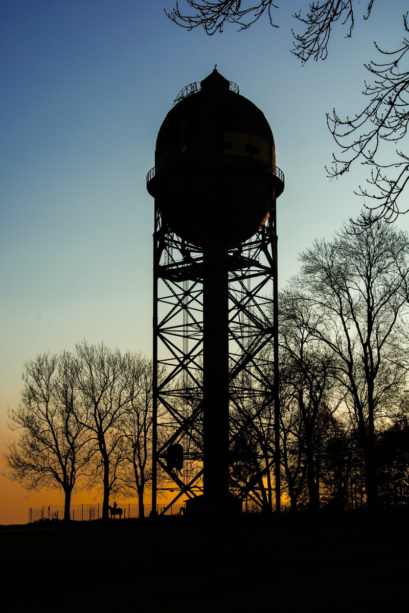 shadow, orange color, plant, lichtspiel, light, romantic, no people, storage tank, abendstimmung, golden light, low angle view, dusk, building exterior