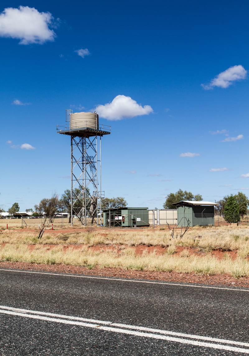 land, northern territory, metal, cloud, shed, nature, field, landscape, storage tank, rail transportation, transportation, tower, road, clouds, cloud - sky