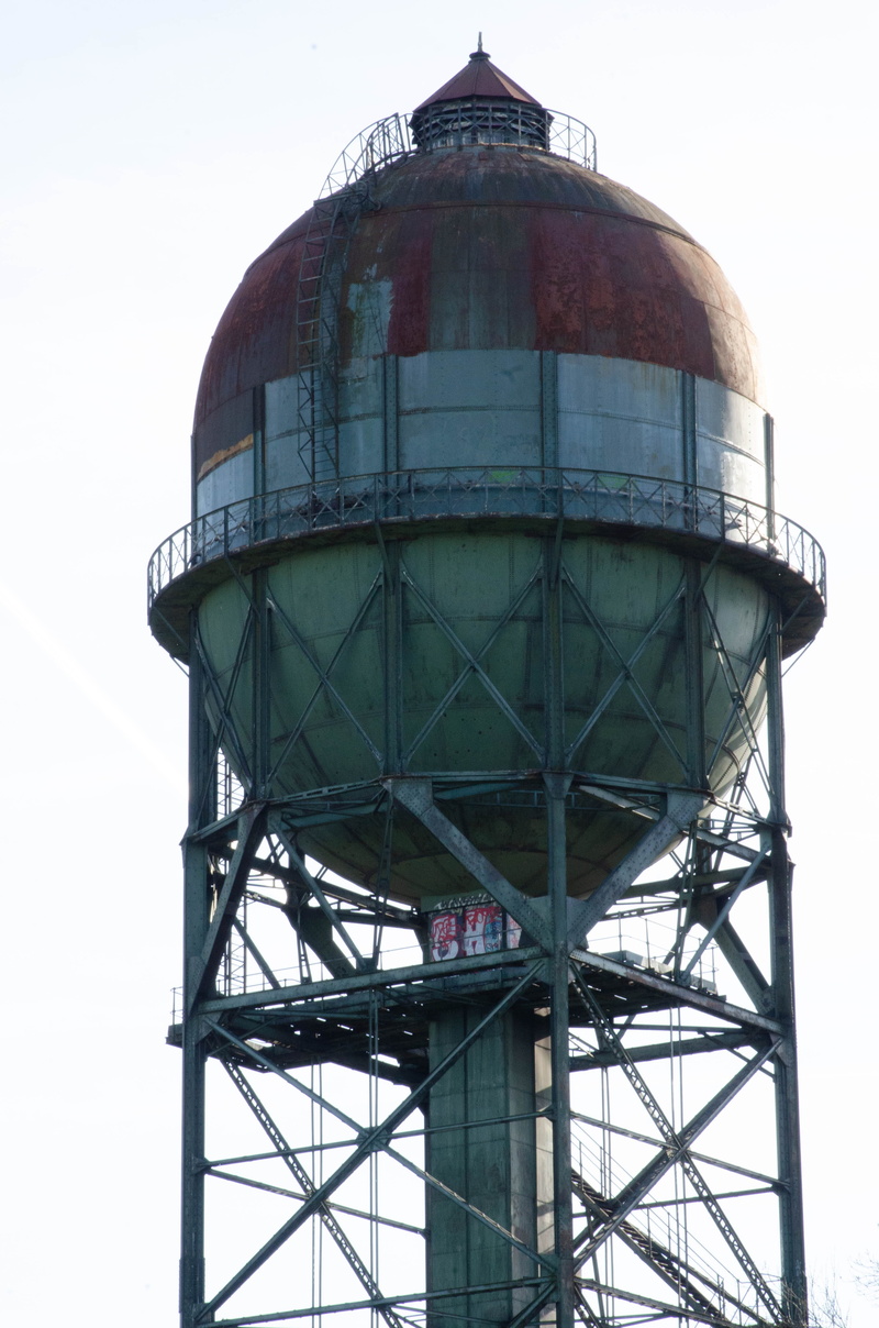 clear sky, architecture, industry, tower, sky, water tower - storage tank, factory, nature, no people, building exterior, 4K, rusty, outdoors, built structure