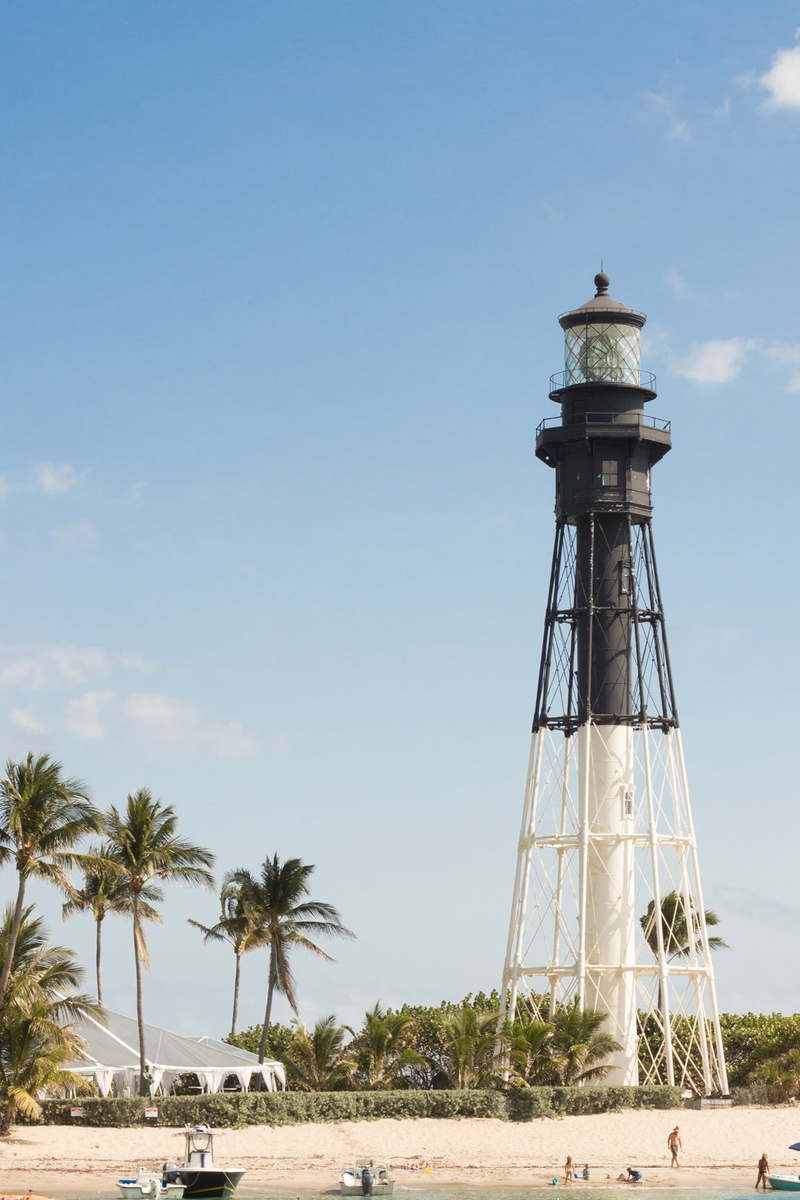 land, lighthouse, protection, day, palm tree, tower, plant, famous Place, built structure, no people, nature, safety, blue skies, architecture, outdoors