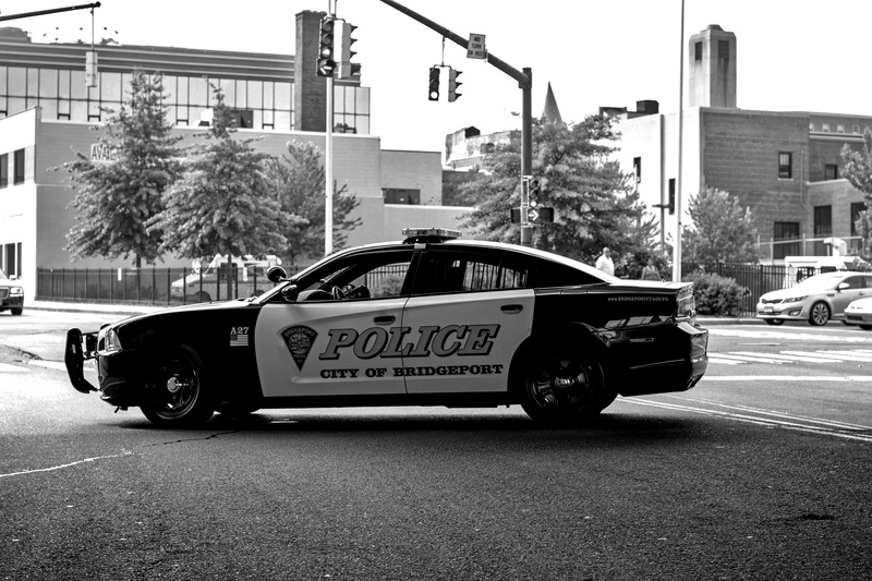 united states, cops, plant, sign, building exterior, bridgeport, city, land vehicle, road, mode of transportation, bandw, authority, urban, architecture