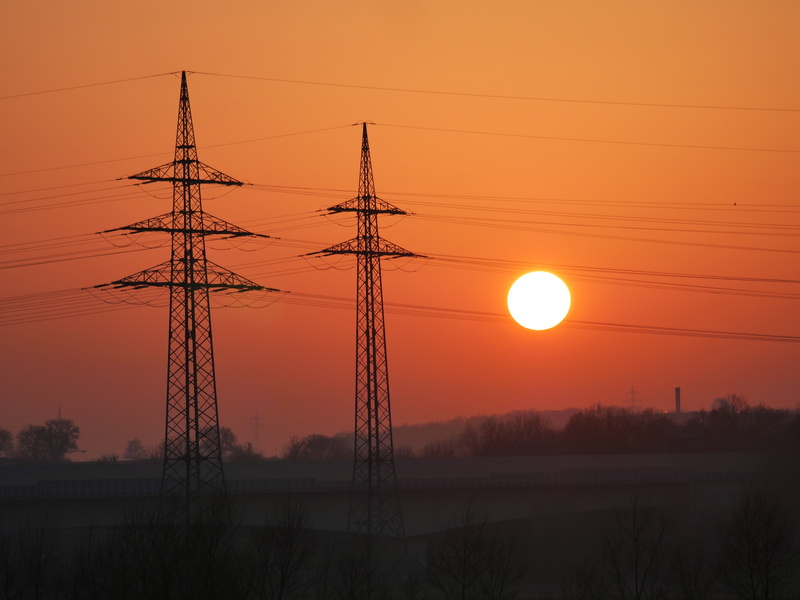 landline, industry, partly cloudy, romantic sky, reinforce, highway, power plant, connection, traffic, beauty in nature, power supply, fuel and power generation