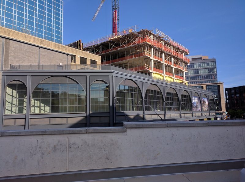 no people, built structure, sky, machinery, office building exterior, crane - construction machinery, building, city, architecture, industry, window, nature