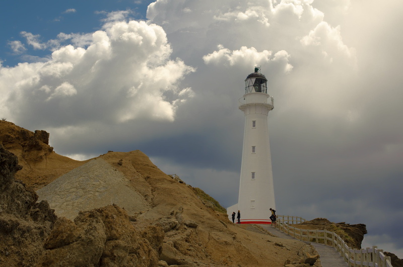 cloudy, built structure, danger, tower, sky, no people, architecture, building exterior, Warning, seascape, guidance, day, scenic, clouds, safety, cloud - sky