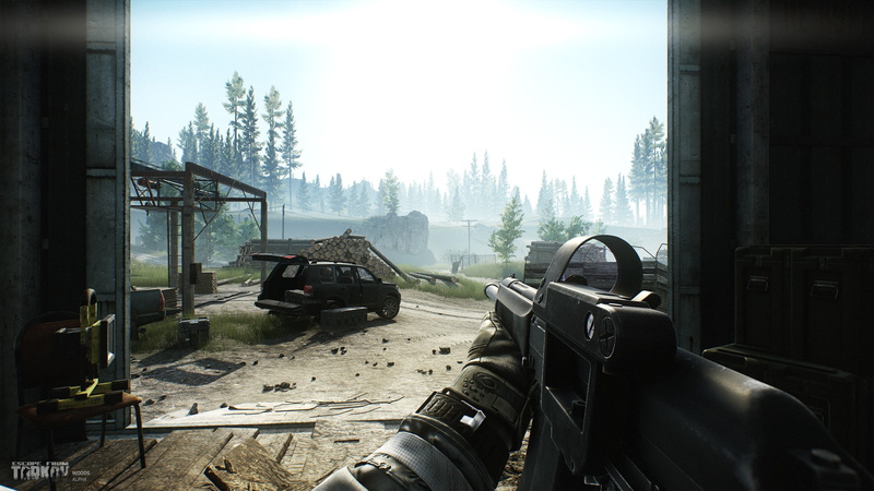 built structure, glass - material, sky, motor vehicle, war game escape from tarkov first person shooter videojuegos video games, architecture, tree, 1080P