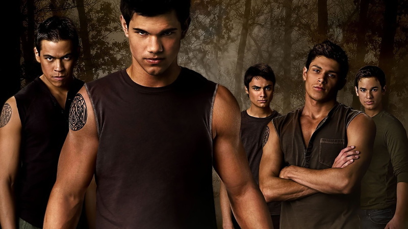 adult, men, 1080P, waist up, males, young adult, Jacob Black, aggression, togetherness, young women, looking at camera, The Twilight Saga: New Moon, indoors