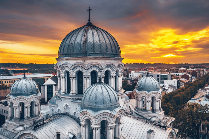 Lithuania, 1080P, Kaunas, Cathedral