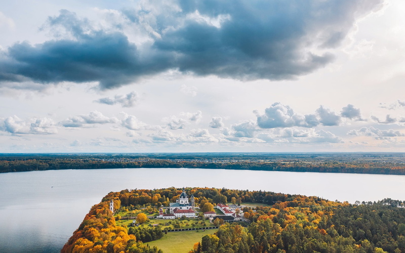 Kaunas, Pažaislis monastery, 1080P, Lithuania