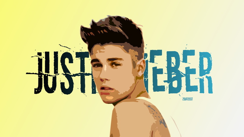 Celebrity, 1080P, Artistic, Singers, Justin Bieber, Portrait, Musician