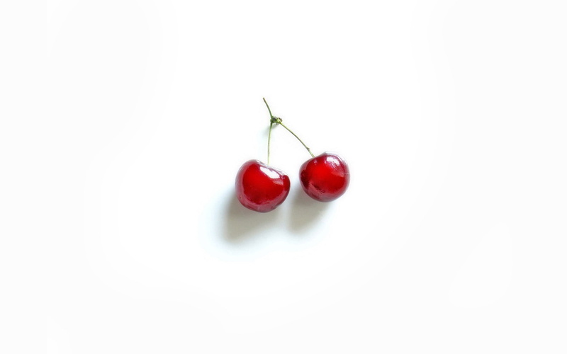 positive emotion, still life, freshness, simple background, simplicity, studio shot, white background, cherry, no people, close-up, ripe, cherries (food)