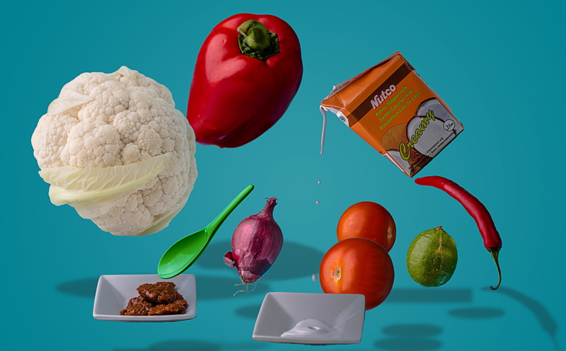 Background, red, Food and Drink, coconutmilk, Food, freshness, wellbeing, Vegetables, Color, White, variation, foodart, temptation, onion, tomato, paprika