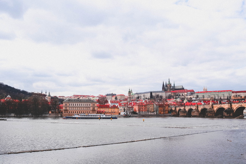 city, composition, sky, shipping, waterfront, citylife, czech, architecture, 5K, geometry, praha, water, abstract, freight transportation, river, built structure