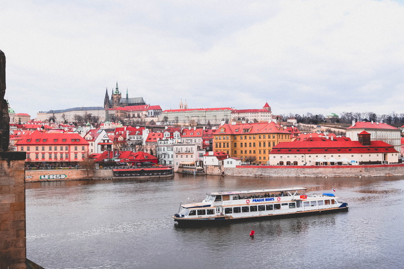 mode of transportation, cityscape, buildings, minimal, craft, transportation, travel, building exterior, perspective, nautical vessel, praha, lookingup