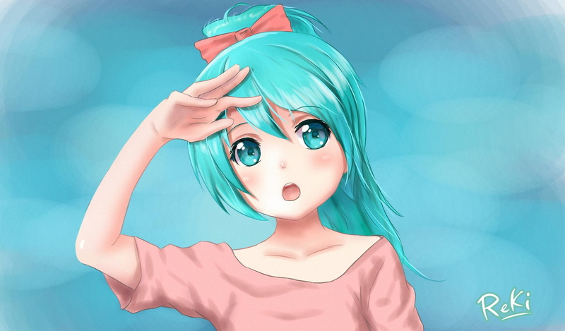 miku, vocaloid, hatsune miku, hatsune, reki, 1080P, lichk