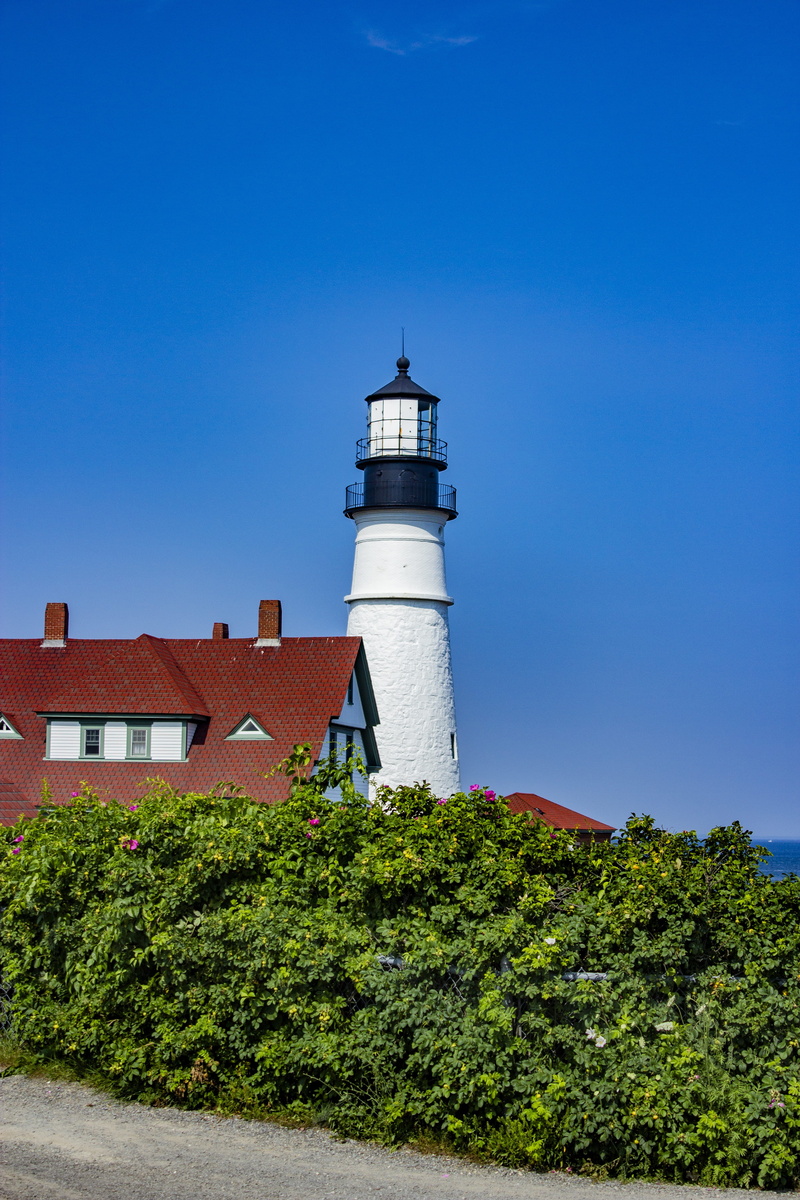 security, atlantic, lighthouse, building, head, landmark, water, built structure, no people, protection, portland, england, architecture, day, tree, blue