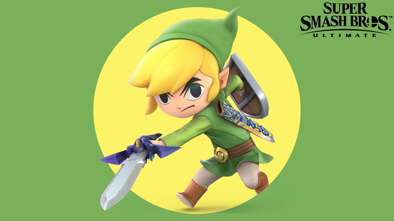 The Legend of Zelda, Toon Link, 1080P, Video Game, Super Smash Bros. Ultimate