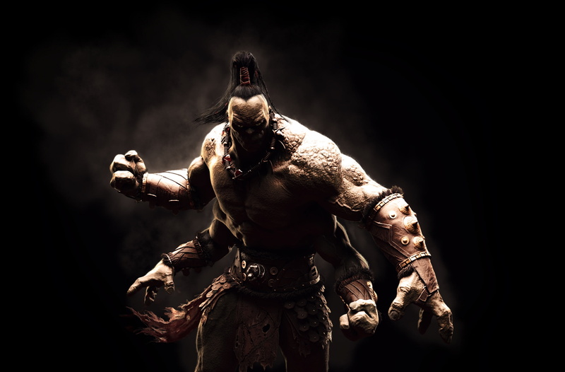 videogame, people, FourHands, Artwork, muscular build, Mortal Kombat, weapon, Kombat, fists, adult, low angle view, Dark, holding, indoors, mortalkombat