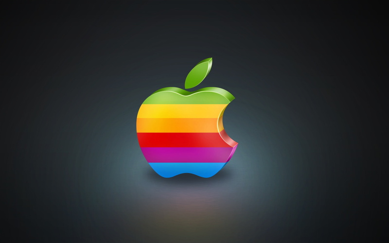 Colorful, Apple, 3D, 2K, d