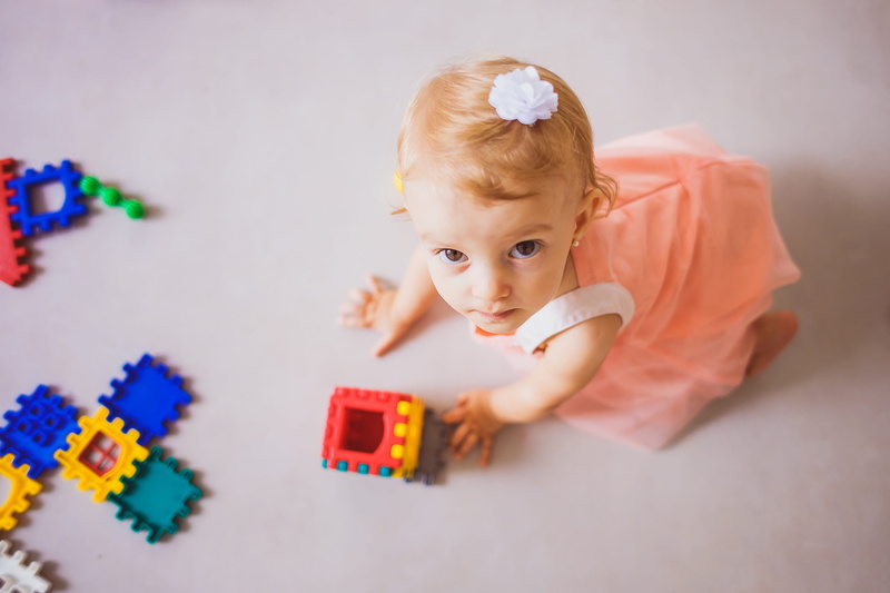 casual clothing, cute, indoors, small, childish, boys, little ones, portrait, learning, 2K, headshot, toy, multi colored, child, little girl, one person