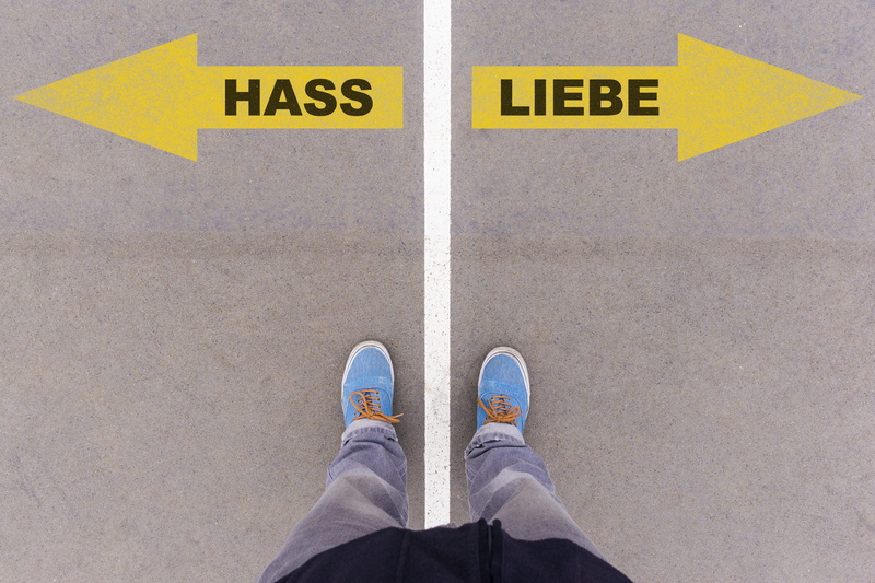 gray, direction, quote, letters, hate, road, calligraphy, personal perspective, 2K, arrow symbol, love, directional sign, guidance, written, yellow, life
