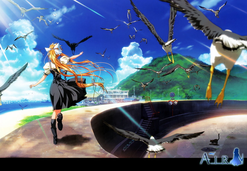 kamio, air, animal, visualart, key, bird, misuzu, 720P