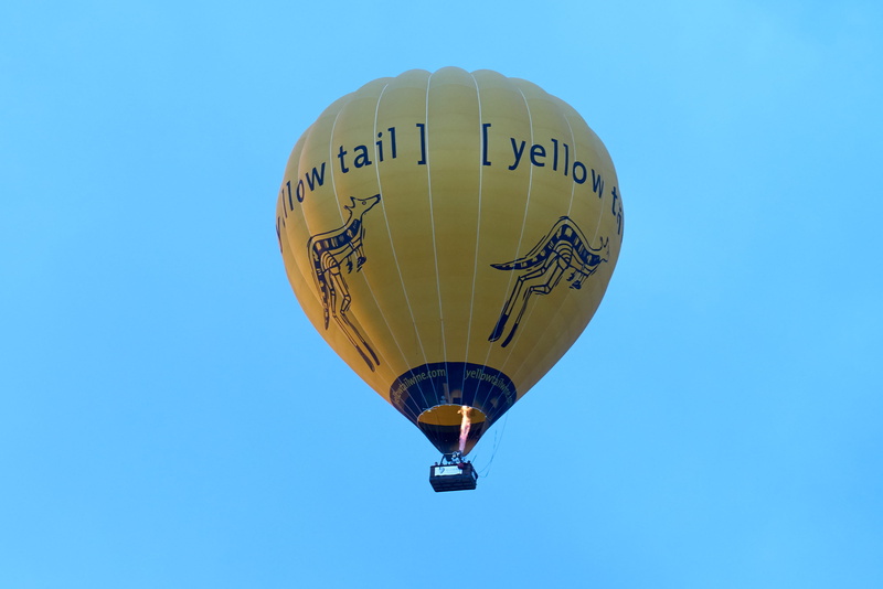 ballooning, ballooning festival, day, tail, australia, low angle view, no people, travel, nature, sky, clear sky, aircraft, multi colored, air, hotairballoon