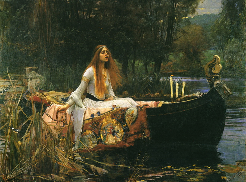 water, young adult, hd, front view, Painting, casual clothing, lifestyles, Drawings, adult, contemplation, Waterhouse, women, boat, leisure activity