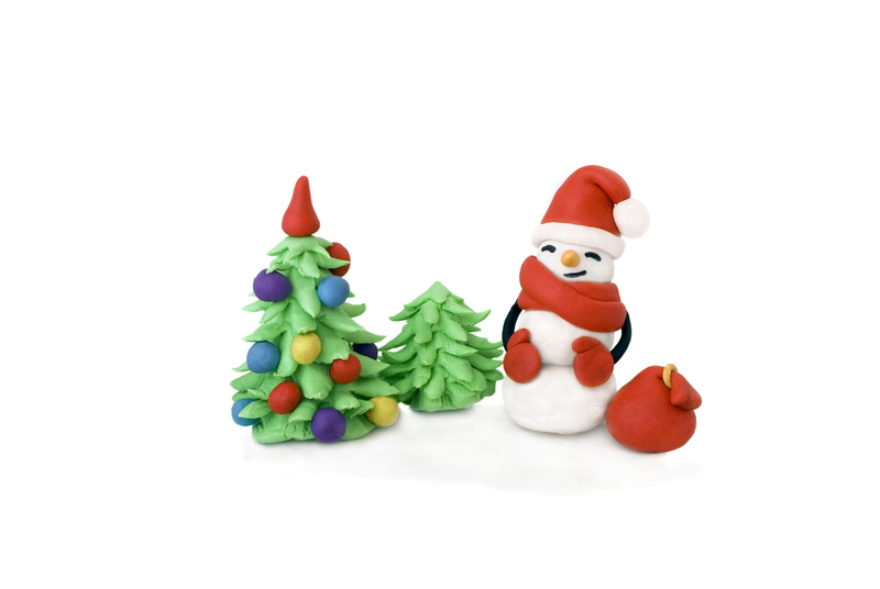 representation, background, snow, toy, smile, clay, creativity, xmas, human representation, mittens, smiling, white, studio shot, top, blue, white color