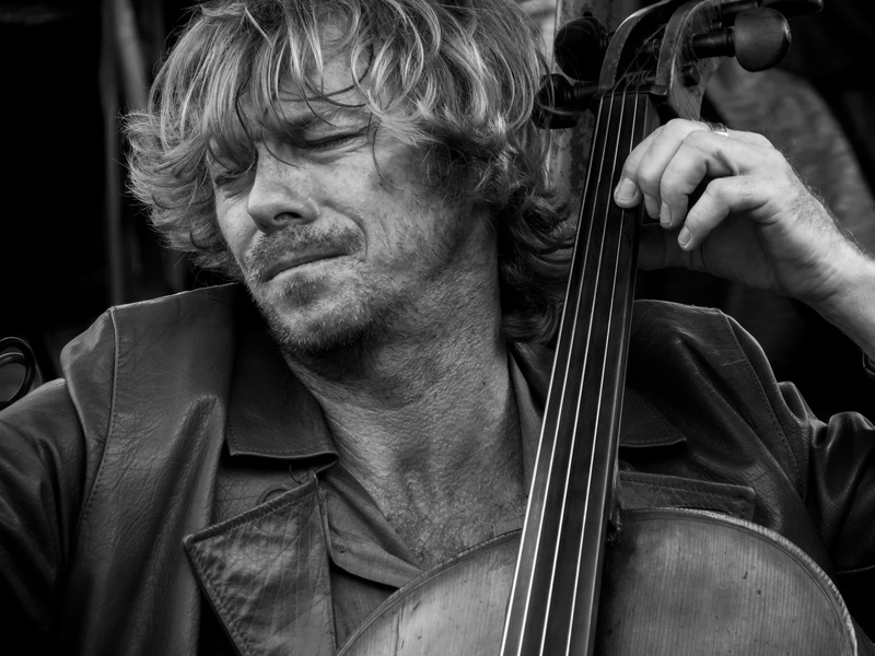 men, music, 1080P, cello, monochrome